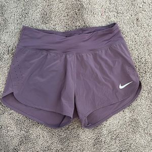 Nike Eclipse Purple 3" Dri-Fit Running Shorts Size Medium NWOT